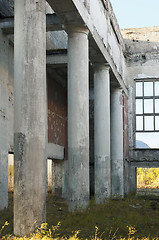 Image showing Thrown building