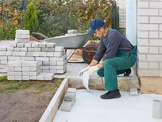 Image showing Preparation for a paving