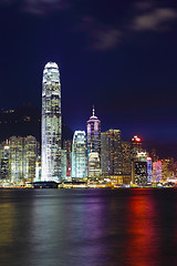 Image showing Hong Kong at night