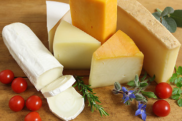 Image showing Cheeses