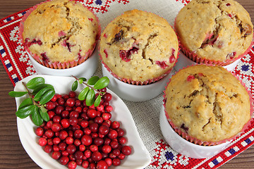 Image showing Homemade muffins