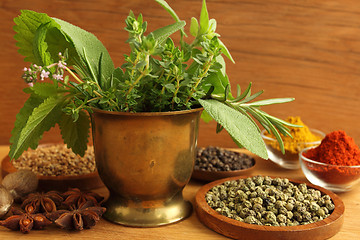 Image showing Herbs and spices