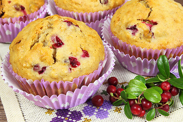 Image showing Homemade muffins