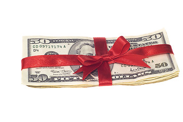 Image showing Dollars gift