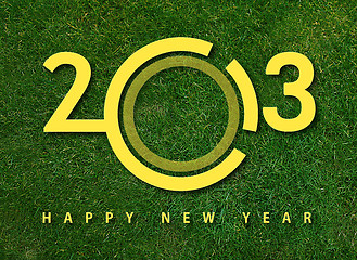 Image showing Happy new year 2013