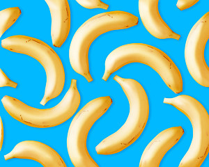 Image showing Seamless Fresh Bananas 