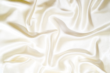 Image showing White silk