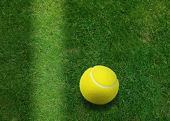 Image showing tennis ball