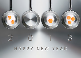 Image showing Happy new year 2013