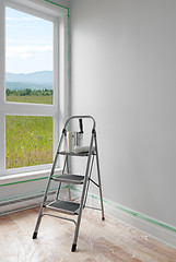 Image showing Renovating a room with beautiful view