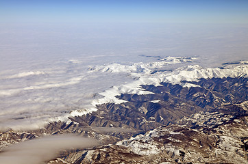 Image showing Mountains and clouds