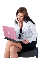 Image showing portrait of beautiful business lady