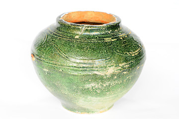 Image showing Ancient pottery jug