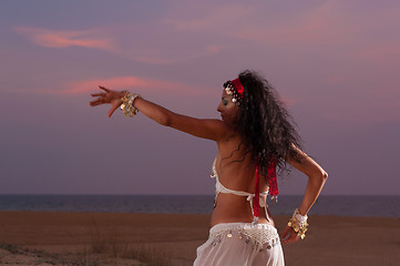 Image showing Sunset dance