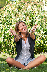 Image showing Portrait of teenager girl