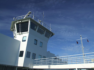 Image showing Captain's bridge on a ship