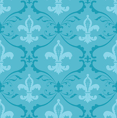 Image showing Fleur de lis wallpaper