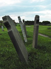 Image showing Grave stones