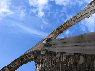 Image showing ruins against blue sky