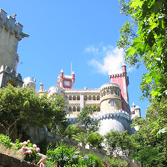 Image showing red and yellow castle