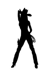 Image showing Cowgirl