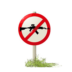 Image showing No guns allowed