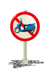 Image showing Scooter sign