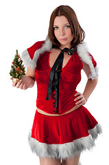 Image showing Sexy Santa girl