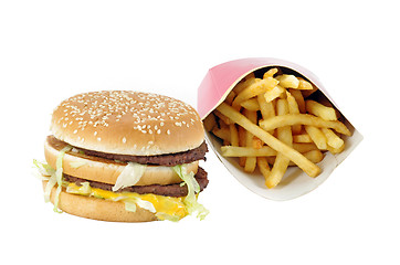 Image showing Fast food menu