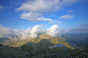 Image showing Mountain summit view