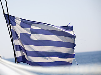 Image showing Greek flag