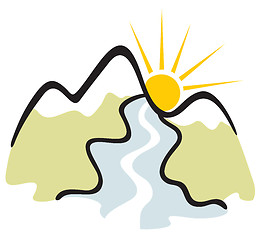 Image showing Mountain symbol