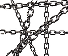 Image showing metal chains