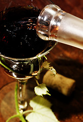 Image showing Red wine