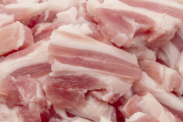 Image showing Fresh bacon