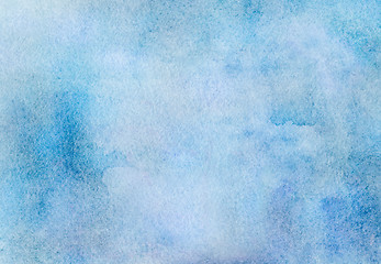 Image showing light blue watercolor background