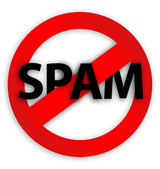 Image showing 	Spam danger label