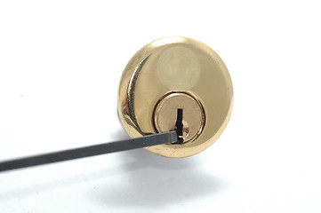 Image showing Picking a lock