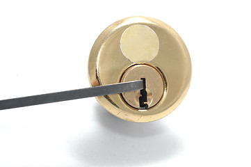 Image showing Picking a lock