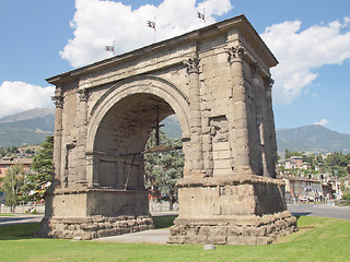Image showing Arch of August Aosta