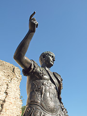 Image showing Emperor Trajan Statue