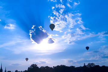 Image showing heißluftballon in stockholm | balloon in stockholm