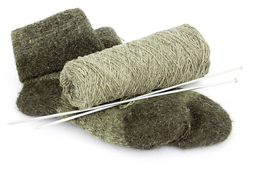 Image showing Socks made from wool 