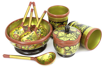 Image showing Wooden utensils