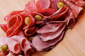 Image showing Slices of Delicatessen