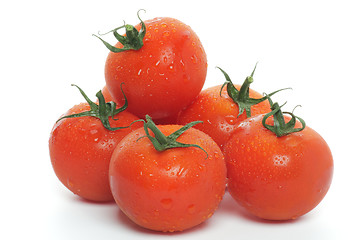 Image showing Heap of Fresh Tomatoes