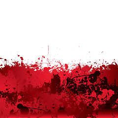 Image showing Blood splatter background