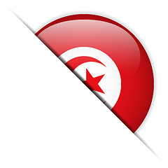 Image showing Turkey Flag Glossy Button