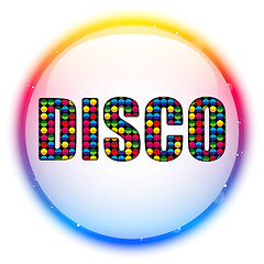 Image showing Glass Circle Color Disco Ball