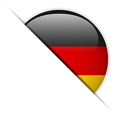 Image showing Germany Flag Glossy Button